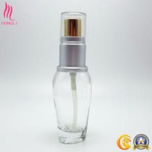 Glass Lotion Bottle with Aluminum Sprayer