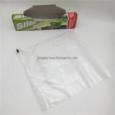 LDPE Material Zipper Tracking Top Accept Custom-Made Logo BPA Free Slider Bag