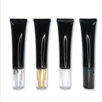 Wholesale Chinese Manufacture Customize Design 5 Layer Soft Tube Material Luxury Plastic for Facial with Silver Cap Pump Dispenser