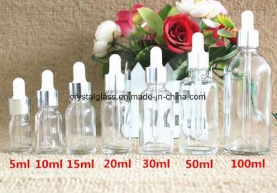 Custome Logo 5-100ml Essential Oil Bottle Glass Cosmetic Bottle