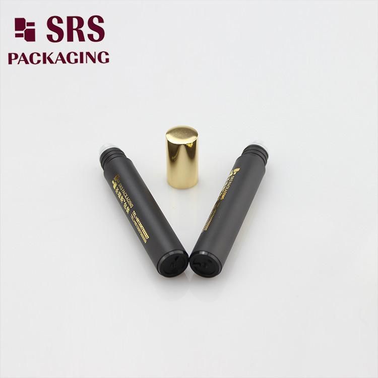 Chinese Manufacturer Black Roll on Bottle 8ml Plastic Perfume Vial