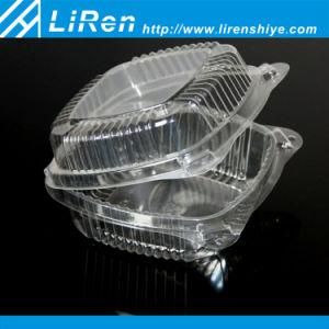 Custom Square Clear Plastic Blister Clamshell Fruit Packaging Box for Apples