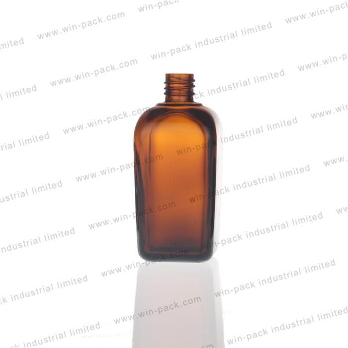 Winpack Good Quality Glass Dropper Bottle with Pipette High Capacity 14oz 5oz 100ml 130ml 200ml 250ml Square Amber Essential Oil and Serum Glass Dropper Bottle