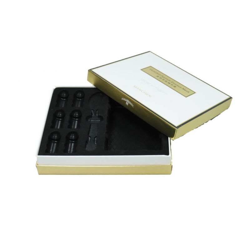Custom Paper Cosmetic Sponge Tray Carton Box Shoes Box Package Packaging