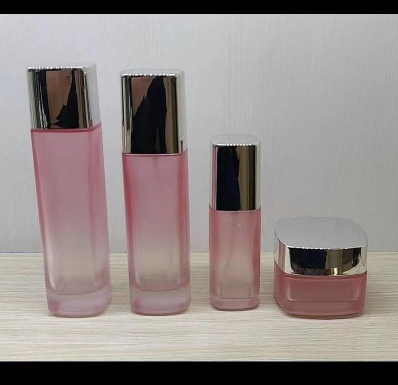 Ds015  Luxury Cosmetic Bottle Set Oz Glass Bottle Containers with Packaging Have Stock