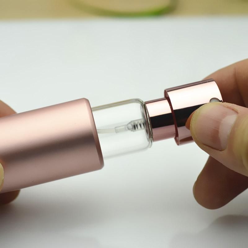 Mini Portable Refillable Perfume Spray Bottle Aluminum Makeup Water Atomizer Bottle Empty Container Travel Bottle Tool