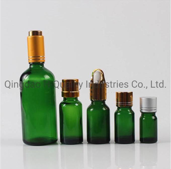 10ml Amber/Green/Blue Essential Oil Perfume Glass Bottles with Screw Caps