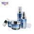 Wholesale Skincare Packaging Plastic Acrylic Double Wall Blue 30ml 50ml Face Luxury Cosmetic Jar