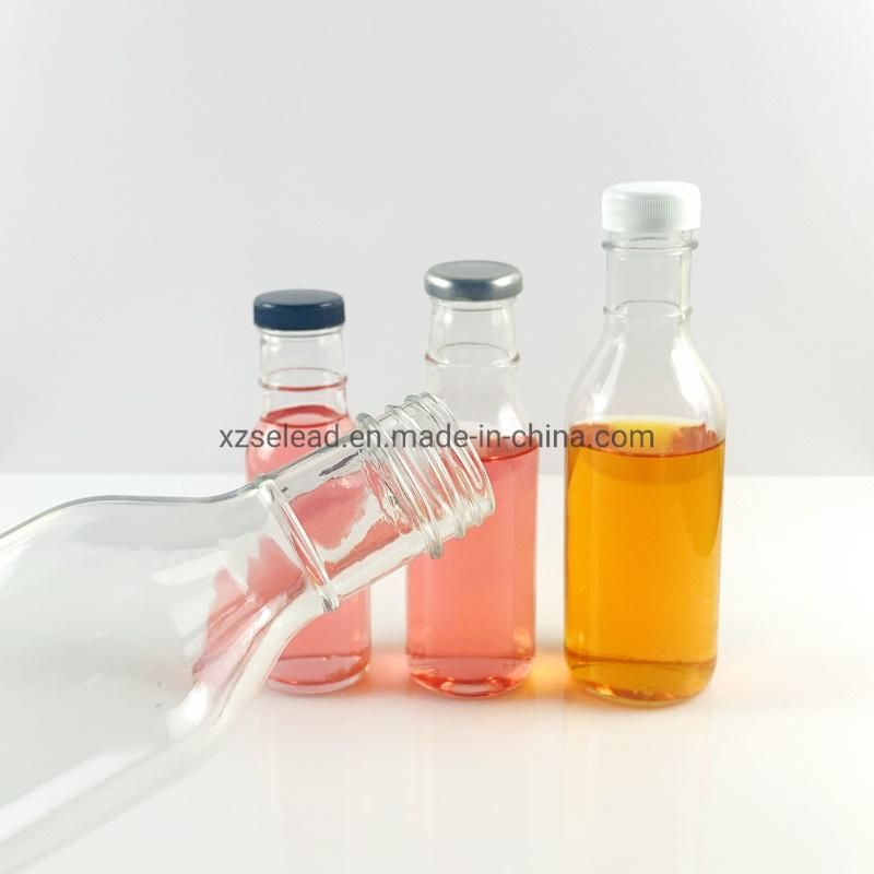 Customized Cold-Brew Bottle Milk Glass Beverage Bottle with Cap