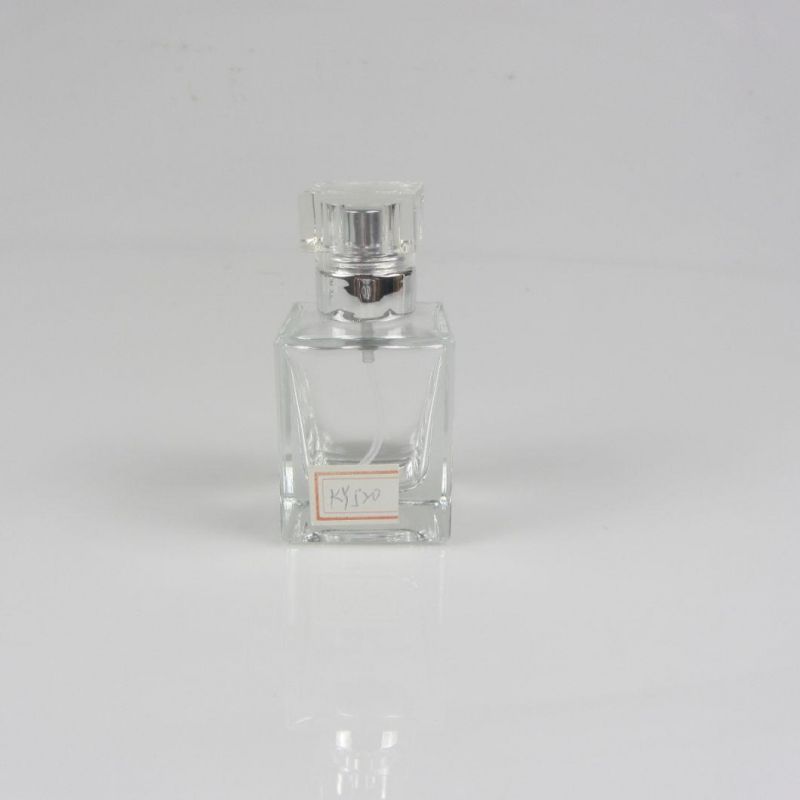 Refillable Atomizer Rectangle Empty Spray 30ml 50ml 100ml Glass Perfume Bottles