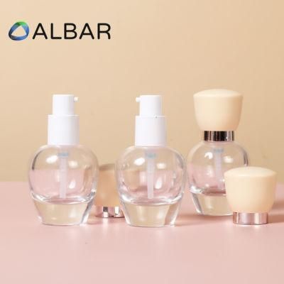 Emulsion Cream Packing Glass Jar Bottles for Skin Care and Perfume