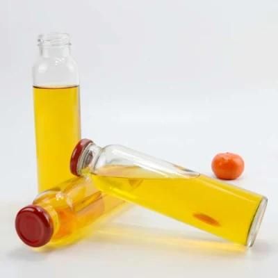 310ml Round Glass Beverage Bottle with Metal Lid /Beverage Bottle in Store From China