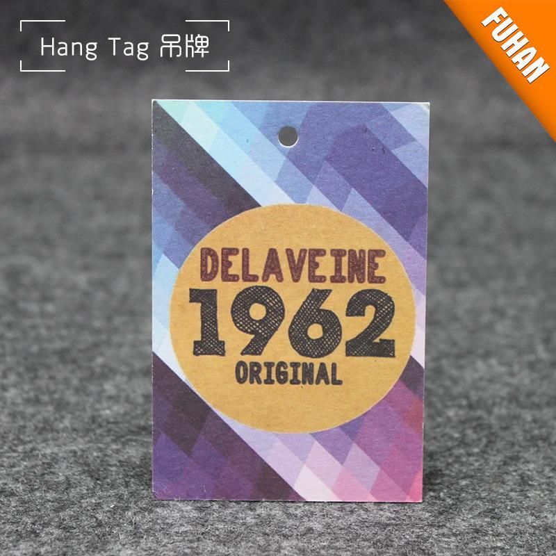 Manufacturer Custom Cmyk Printed Garment Hang Tag