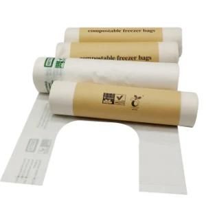 Custom Printed Corn Starch T-Shirt Plastic Bag Roll with Own Logo