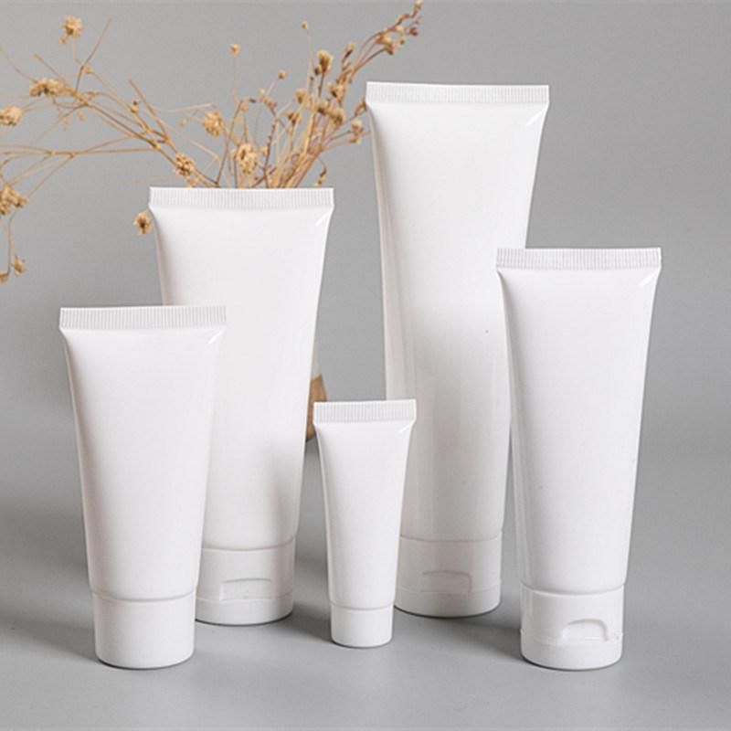 High Quality Empty Plastic Sample Cosmetic Soft Tube with Flip Caps for Facial Cleanser and Hand Cream