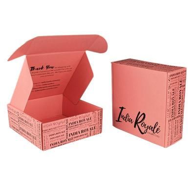 Corrugated Cardboard Mailer Shipping Gift Packaging Box with Printed Logo