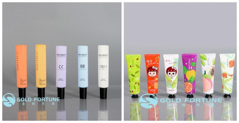 High Quality Empty Aluminium Tube PE Plastic Cosmetic Tube with Screw Cap Flip Top Cap