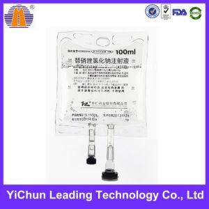 Medical Non-PVC Double Tubes Header Infusion100ml Bag