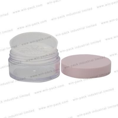 Hot Saling Cosmetic Packaging Clear Plastic Travel Powder Case in Factory Price