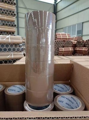 Single Sided Adhesive Clear Yellowish Brown Color OPP Packing Tape