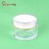 120g Cosmetic Packaging Empty Plastic Clear Transparent Body Cream Jar