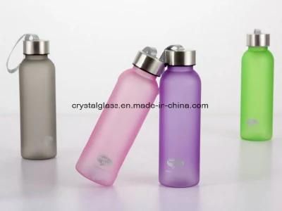 Frost Colored Plastic Water Juice Beverage Bottle