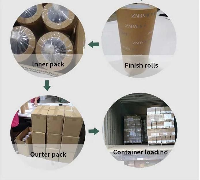 Environmental Degradable High Quality Custom Printed Self Adhesive Brown Kraft Paper Packing Tape