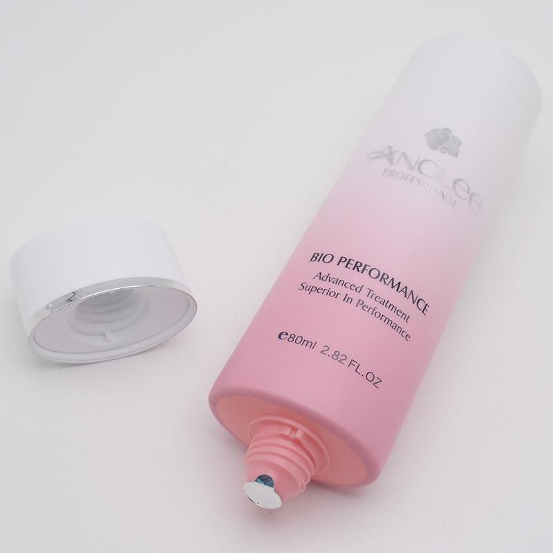 Facial Cleansing Moisture Cosmetic Packaging Tube Oval Plastic Tubes