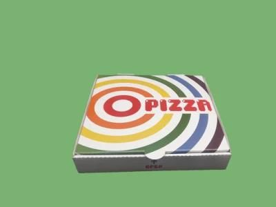 Art Paper Triangle Custom Printed Pizza Box