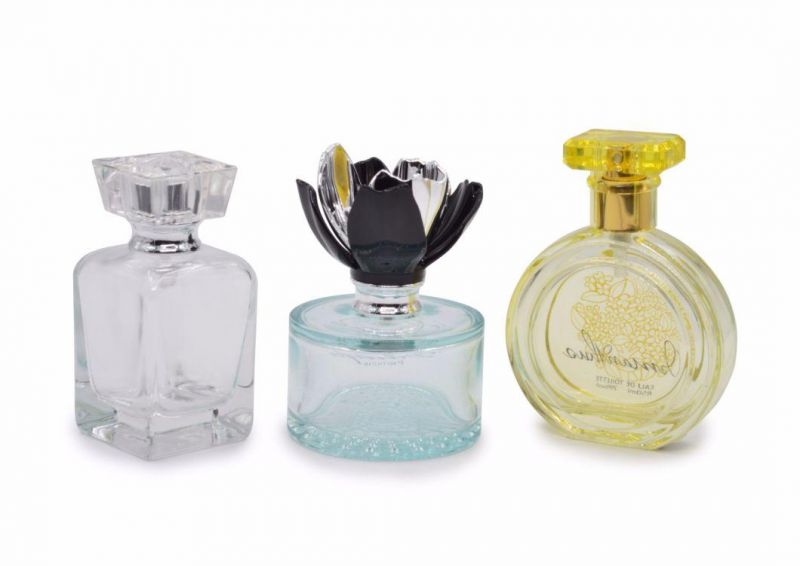 Customized Glass Perfume Bottles, 60ml Empty Cosmetic Perfume Bottle