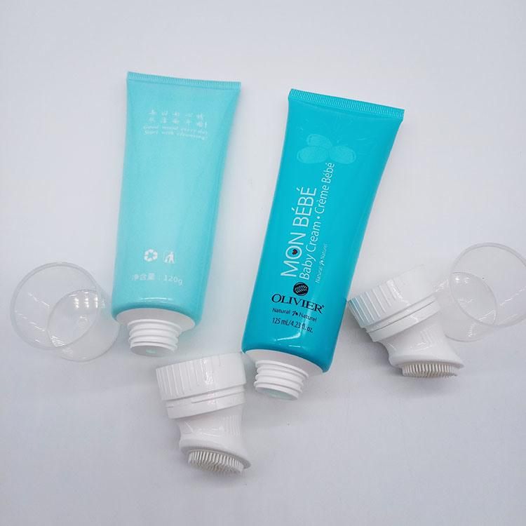 Empty Squeeze Silicone Brush Tubes for Cosmetic Plastic Packaging