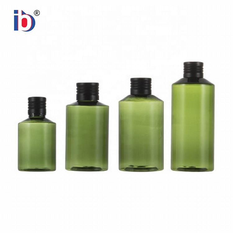 Customized Best Selling Pet Green Cosmetic Bottle Square Small Plastic Bottles