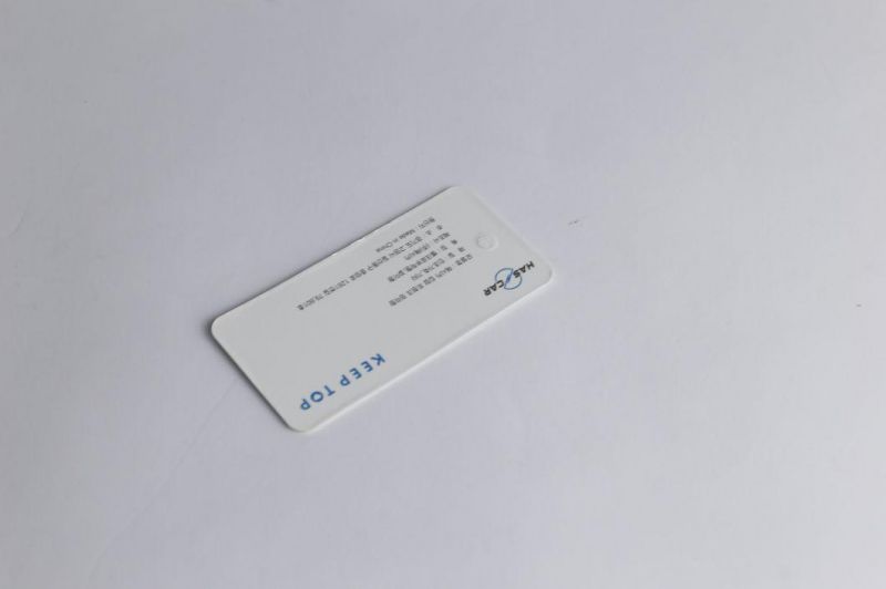 1000GSM 1mm Thick Paper Hangtag Swing Blue Hang Tag