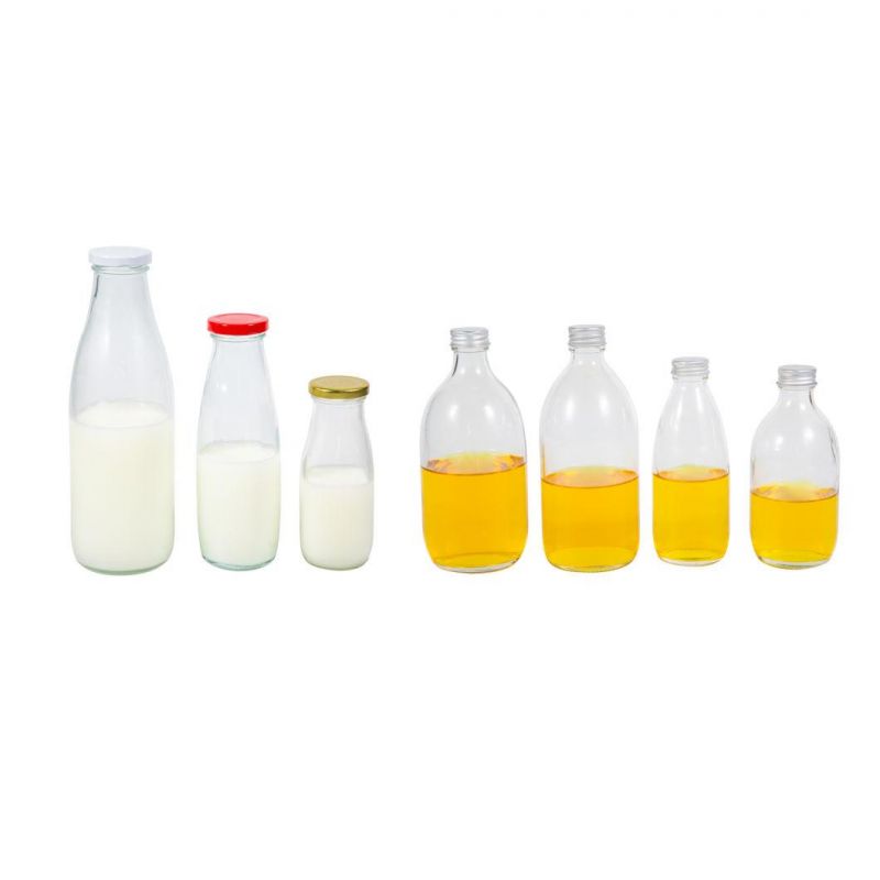 Wholesale Juice Beverage Glass Bottles for Milk 330ml