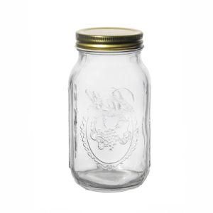 The Factory Directly Produces Transparent Round Customized Glass Food Jar 100ml 250ml 500ml