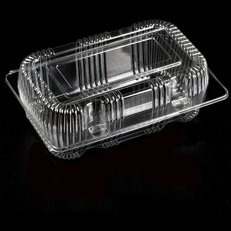 Hot Selling Bakery Packaging Containers, Plastic Food Clamshell Blister Packaging Good Price Fruit Cake Tray