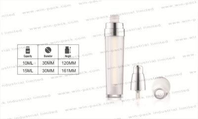 Custom Made 10ml 15ml Cosmetic Packaging Airless Pump Bottle Wholesale