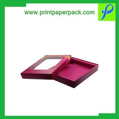 Folding Packing Paper Software Box Woman Perfume Box Homme Cologne Gift Box with Window