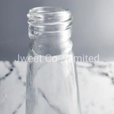 Factory Wholesale Oval 300ml Clear Alcohol Glass Bottle