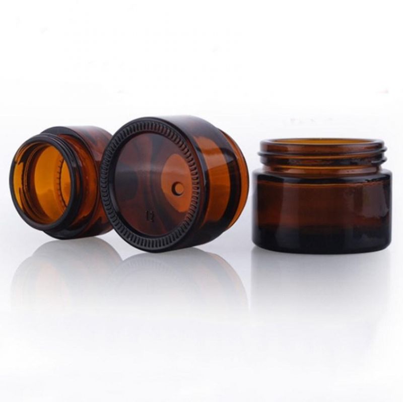 20g 30g 50g 100g Brown Glass Cream Jar Bottle Cream Bottle Cosmetic Packaging Jar Cream Glass Container Jar