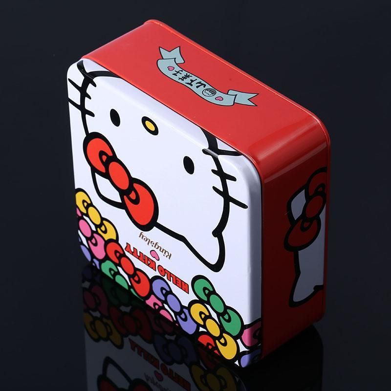 Square Metal Food Tin Container Tin Box Packaging Sugar Tin Can