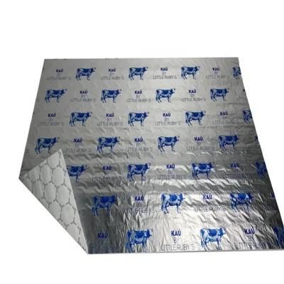 Custom Printed Hamburger Wrapping Aluminum Foil Laminated with Paper