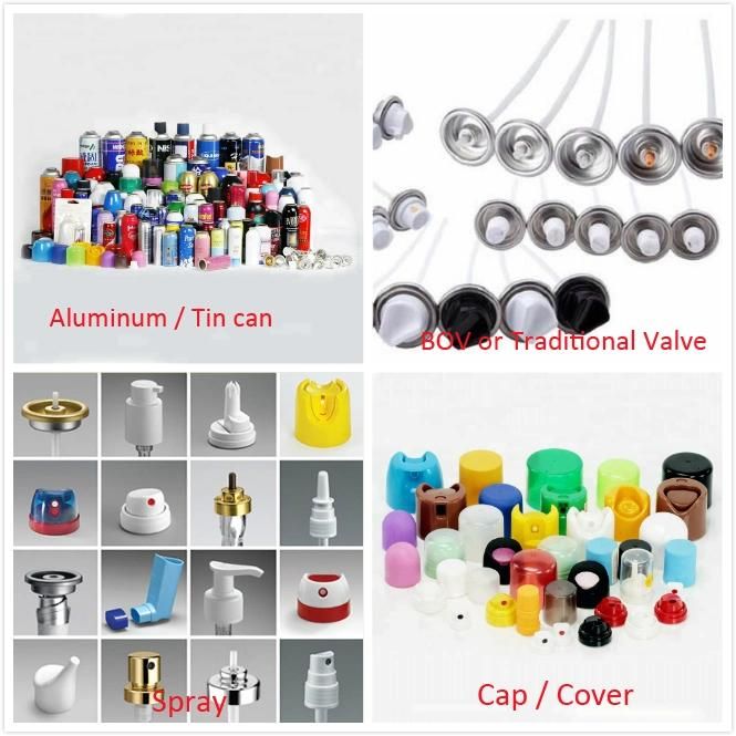 Customized Tin Aerosol Spray Aluminum Can Bag on Valve