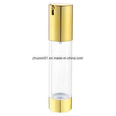 Five Sizes OEM Luxury Double Layer High Quality Aireless Liquid Foundation Perfume Bottles