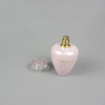 100ml Frosted Clear Perfume Glass Bottle with Spray Pump