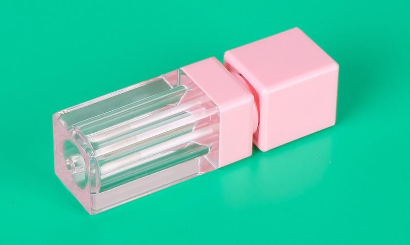 Manufacturer Elegant Pink Top Cap Lip Gloss Tube Lip Gloss Case Lip Gloss Container