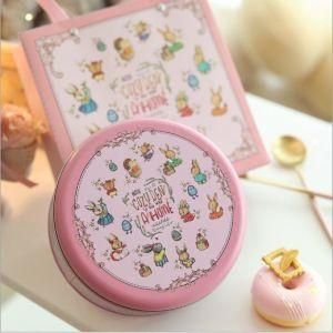 Colorful Round Shape Metal Tin Box Tea Tin Box Gift Tin Box