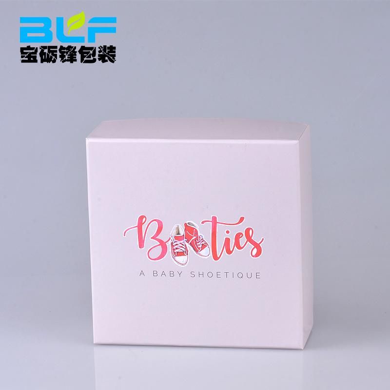 Custom Made Paper Cardboard Baby Shoe Gift Box
