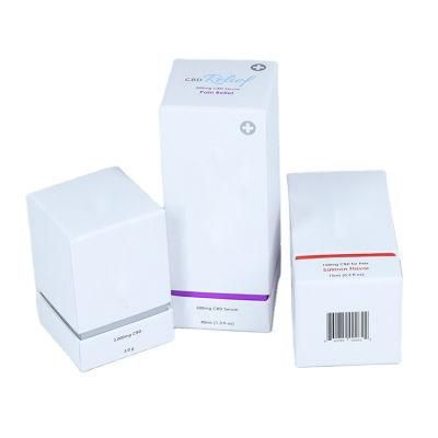 Custom Printing Cosmetics Packing Gift White Cardboard Paper Box