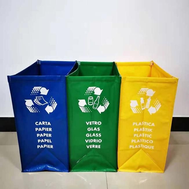 3-in-1 PP Woven Plastic Garbage Bag Set